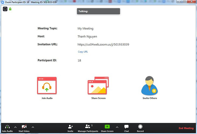 hướng dẫn họp trực tuyến với zoom 10