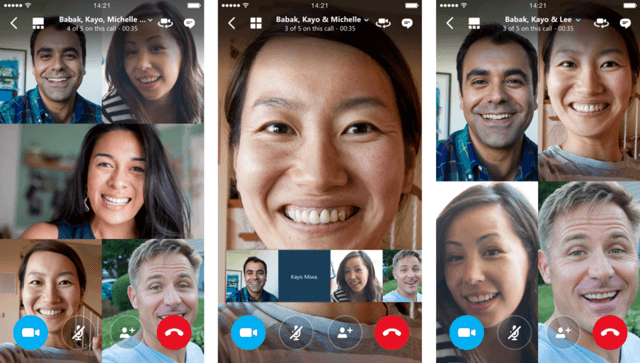 Ứng dụng gọi video nhóm skype
